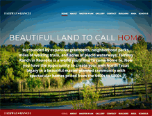 Tablet Screenshot of fairwayranchdfw.com